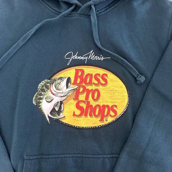 Medium Bass Pro Shop Green Hoodie - Picture 2 of 6
